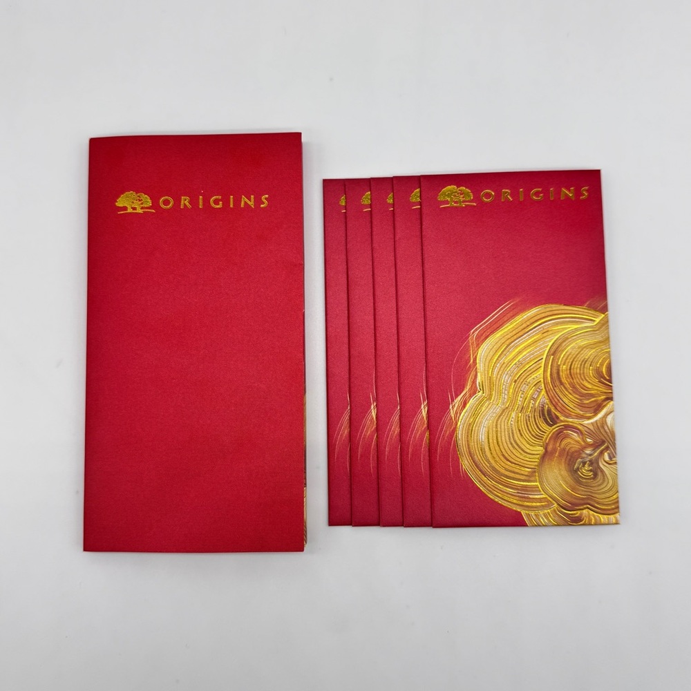 ORIGINS Red & Gold Envelopes 5pc - Picture 4 of 7